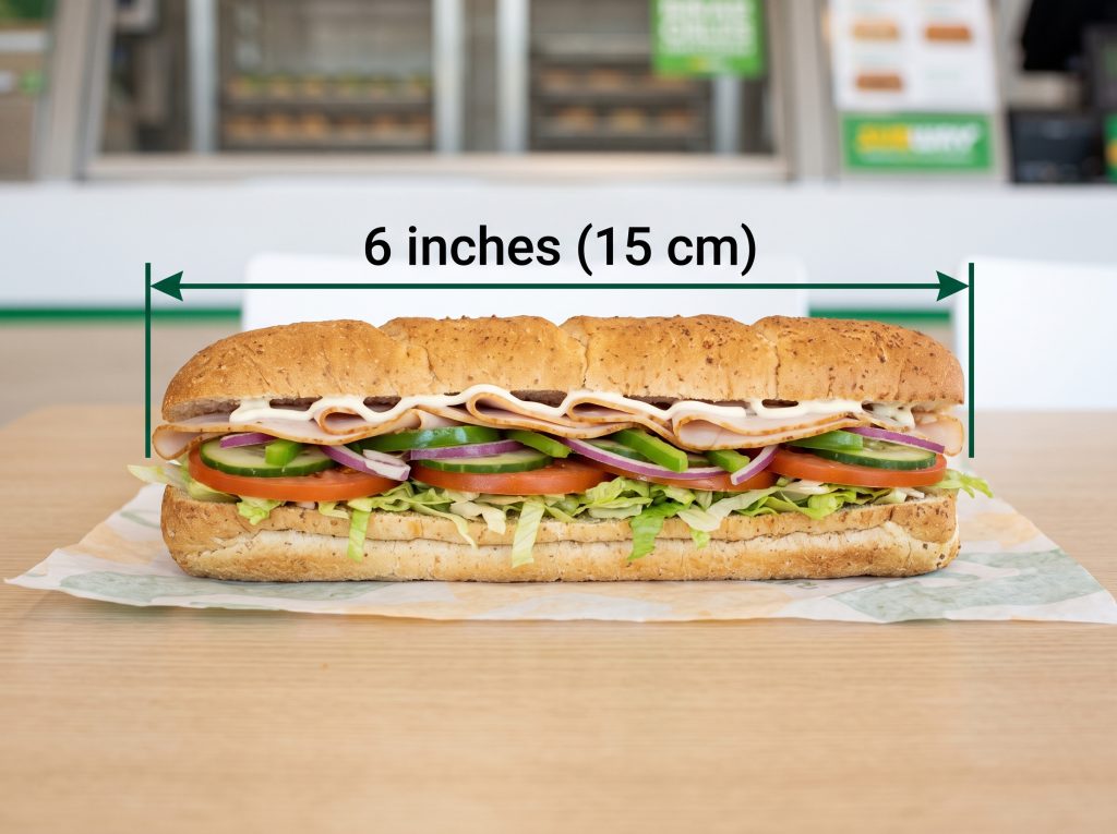 A Subway 6-Inch Sub