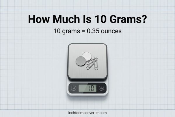 How much is 10 grams - 10 grams equals 0.35 ounces