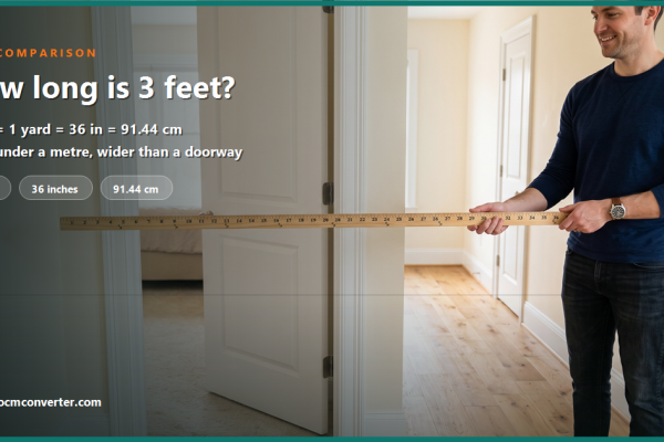 A yardstick held across a standard doorway, a person beside it for scale.