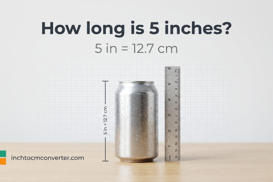How Long Is 5 Inches? 12 Common Things Compared for Visual Scale