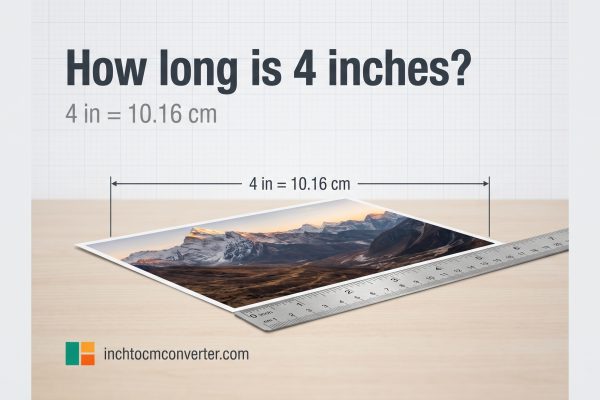 How Long Is 4 Inches? 10 Common Things Compared for Visual Scale