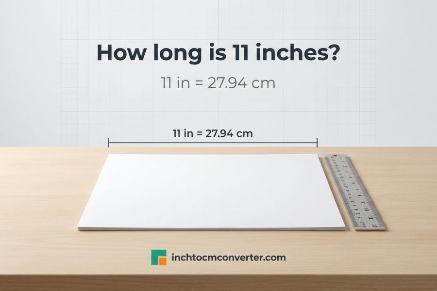 How Long Is 11 Inches? 10 Common Things Compared for Visual Scale